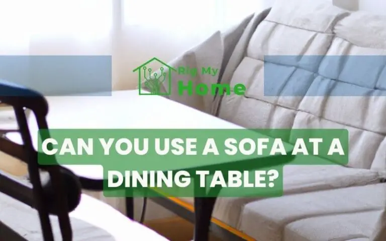 Use a Sofa At a Dining Table
