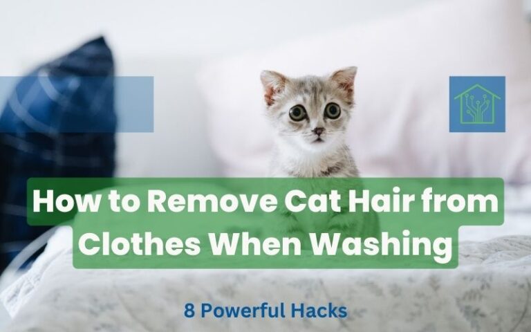 How to Remove Cat Hair from Clothes When Washing