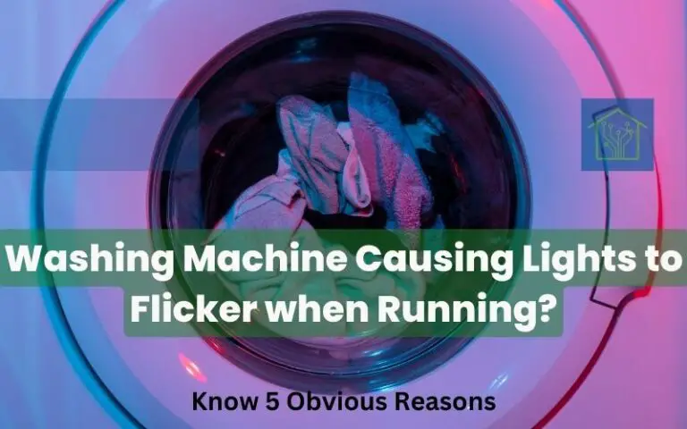 Washing Machine Causing Lights to Flicker when Running