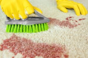Get Furniture Marks out of Carpet with carpet brush