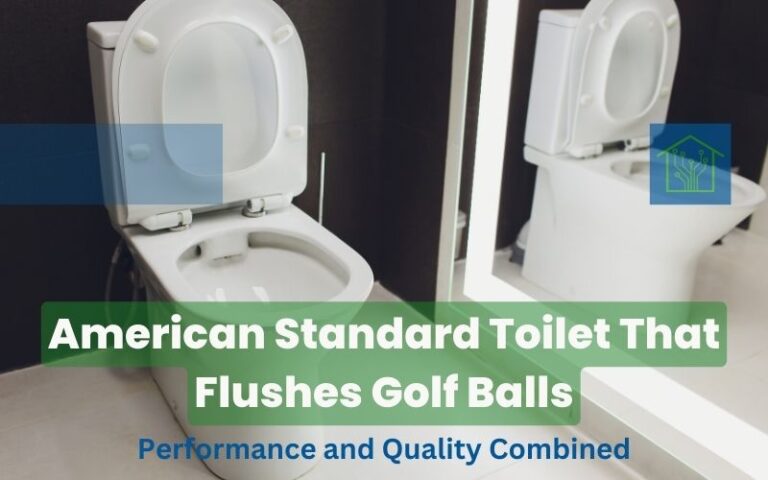 American Standard Toilet That Flushes Golf Balls: Performance and Quality Combined