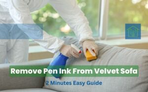 Remove Pen Ink From Velvet Sofa: 2 Minutes Easy Guide